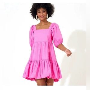 Oliphant Barbie Pink Bubble‎ Skirt Dress xs